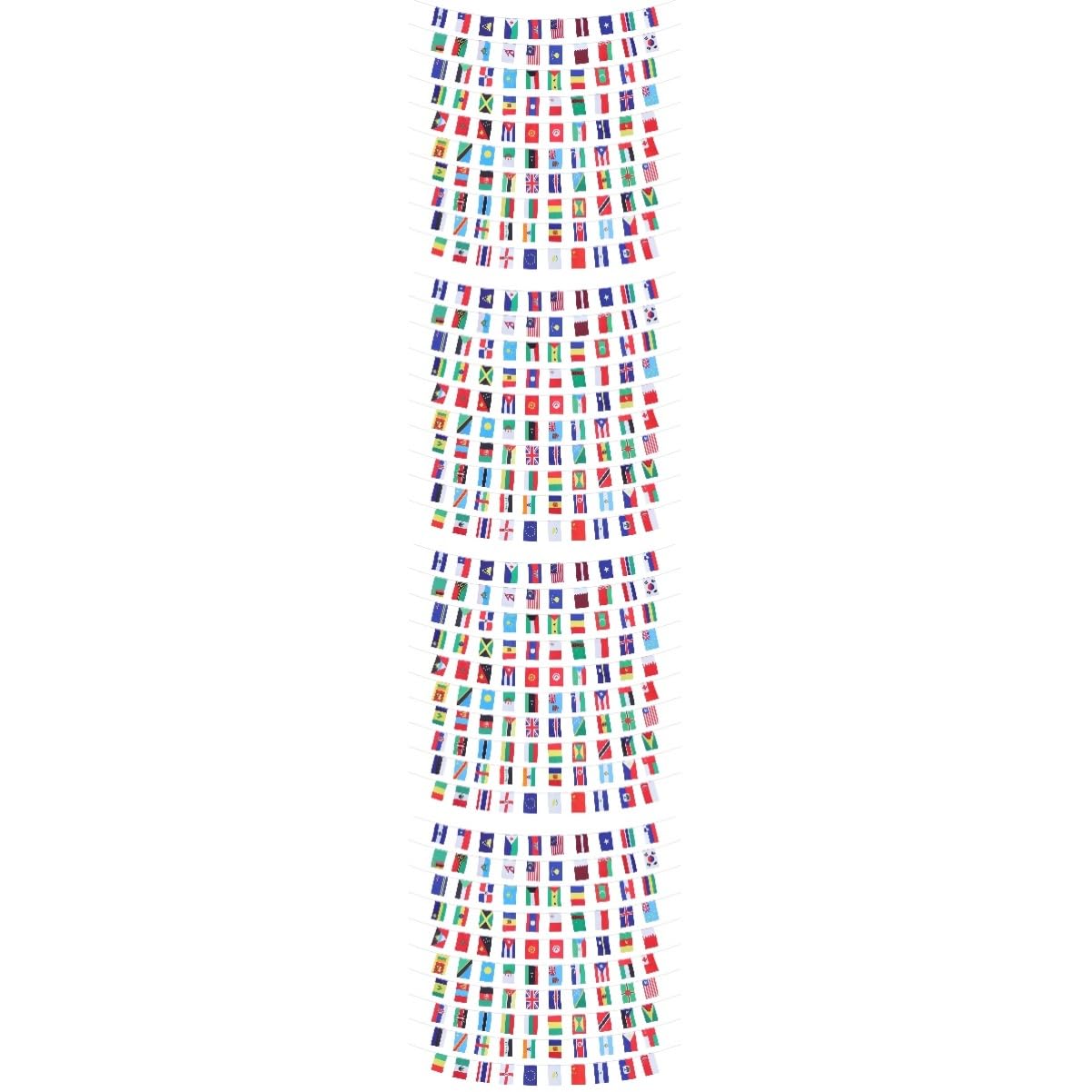 Garneck 4 Set Bandiera Nazionale Tenuto Bandiera Asse Palo Stamina Di Della Nazione Patriottico Arredamento Di Calcio Poster Squadra Carta Geografica Poliestere Colorful