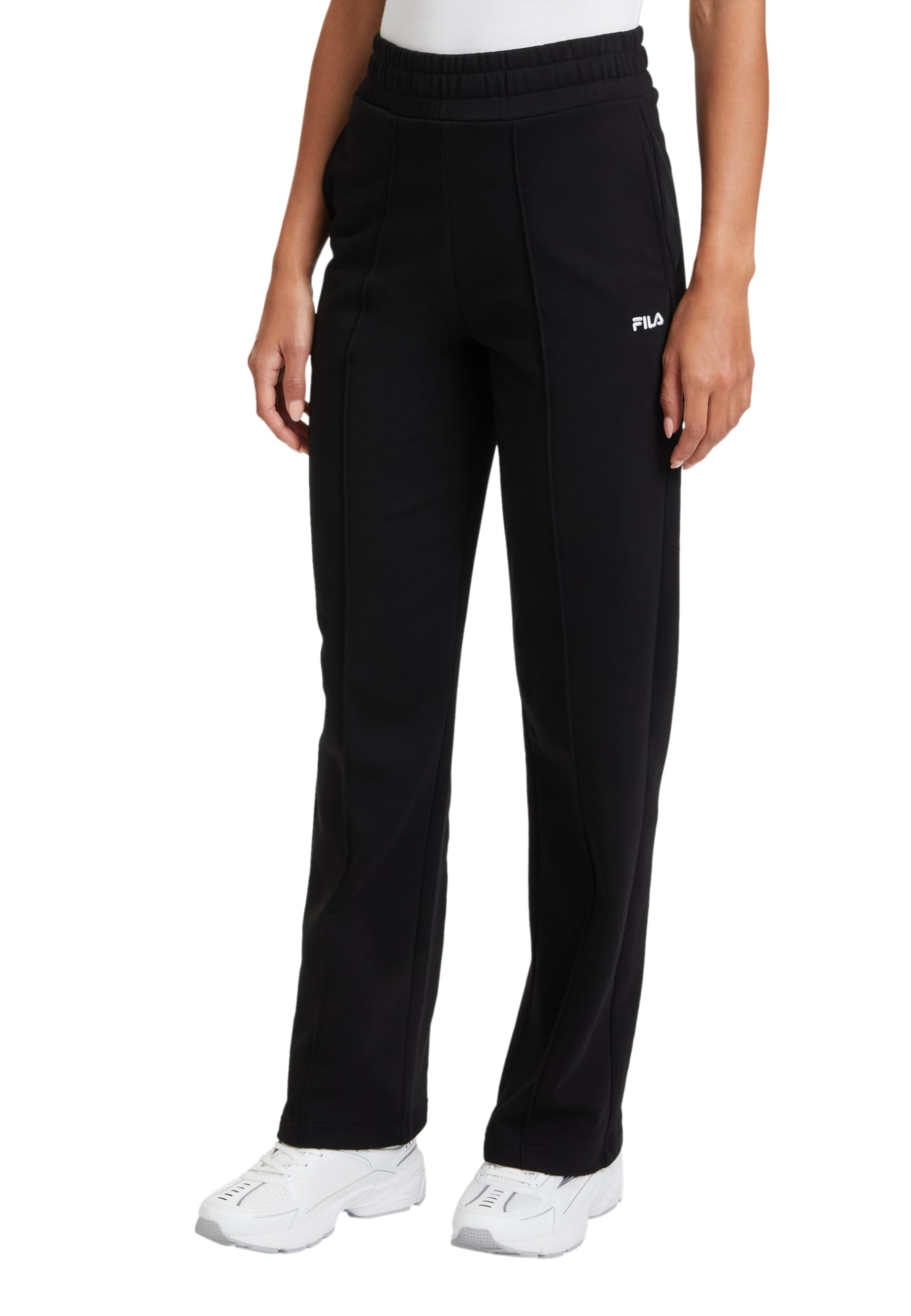 FILA Women's Lauka Track Pants, Black, L
