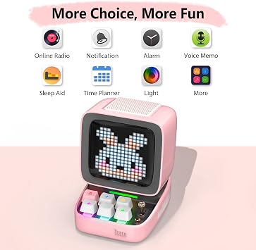 Divoom Times Frame-10.1 Digital Picture Frame and DitooPro Retro Pixel Art Game Bluetooth Speaker