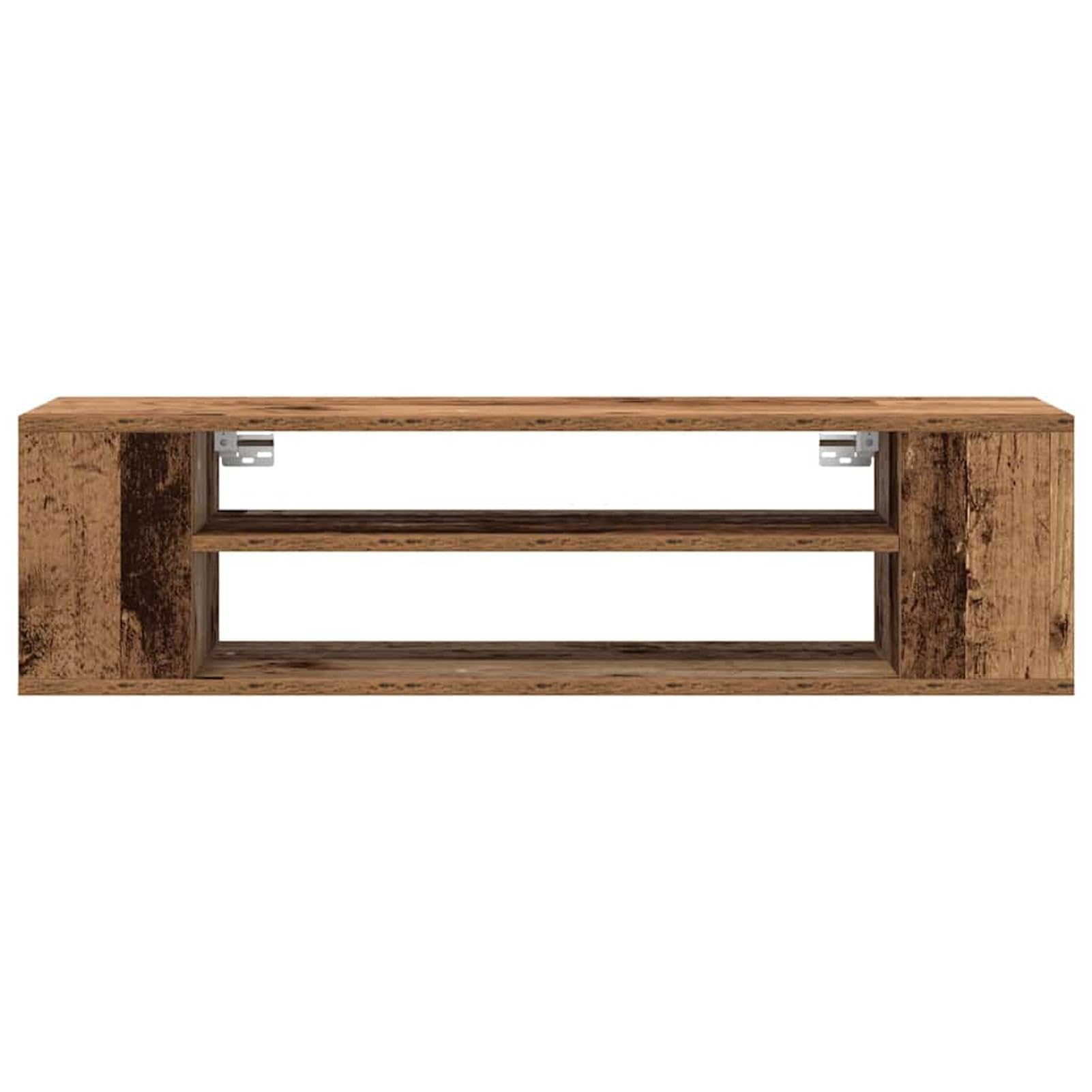 Gecheer TV-Schränk Braun 100 x 30 x 26,5 cm Holzwerkstoff, Fernsehschrank Fernsehtisch TV-Lowboard für Wohnzimmer Home-Cinema Gamerzimmer862598