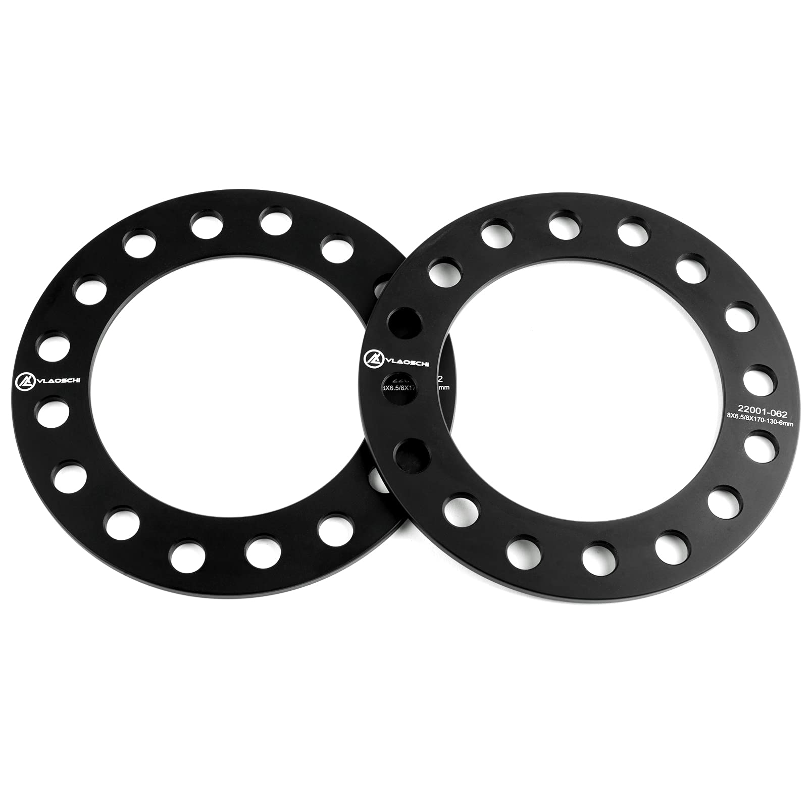 Snapklik.com : VLAOSCHI Black 8x65 8x1651 8x170 8x180 Wheel Spacers 1/4 ...