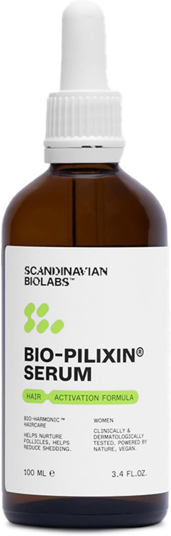 – Bio-Pilixin® Serum For Women | Helps Reduce Hair Loss Due to Breakage, Activates Hair Growth, Stem Cell Technology, Drug-Free, Clinically Tested, 100 mL / 3.4 Oz (1-Month)