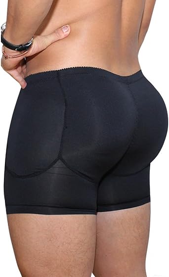 Butt Shaper Pants Sexy Bodyshort Panties,Men Fake Ass Underwear Push Up Padded Panties Buttock Shapers Butt Lifter Hip