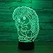 Produktbild Led Deko 3d led igel baby modellierung touch button button licht 7 farben usb tisch beat sapp ein beat sbedside beleuchtung lichter wohnkultur Mit fernbedienung