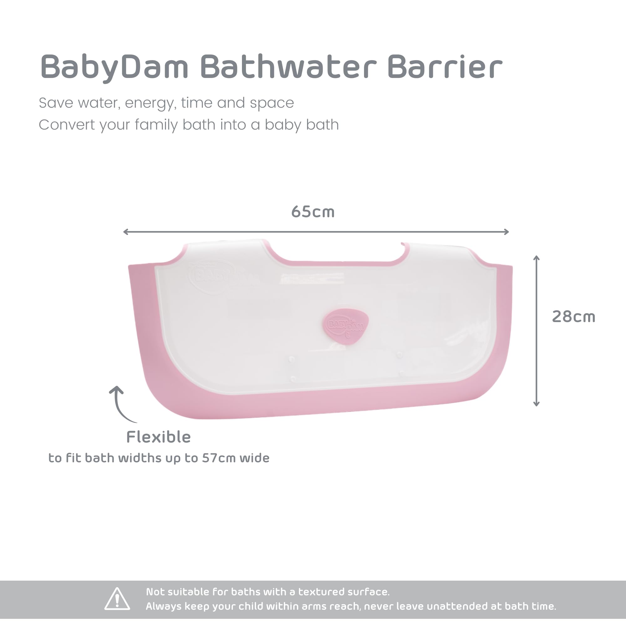 BABYDAM Riduttore Vasca (Rosa)