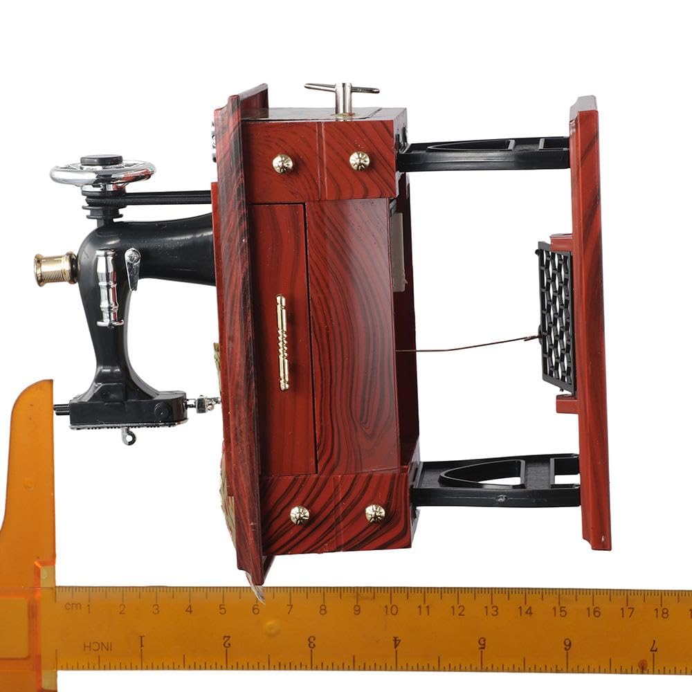 1 PCS Vintage Sewing Machine Music Box, Simulated Mini Sewing Machine Music Box for Home Holiday Decoration Children Gifts — Amazon image 7