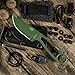 ESEE Knives Izula Fixed Blade Knife w/Survival Kit, Sheath & Clip Plate (Olive Drab)