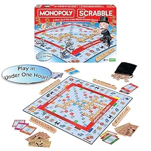 Monopoly Scrabble, 2-4 Players