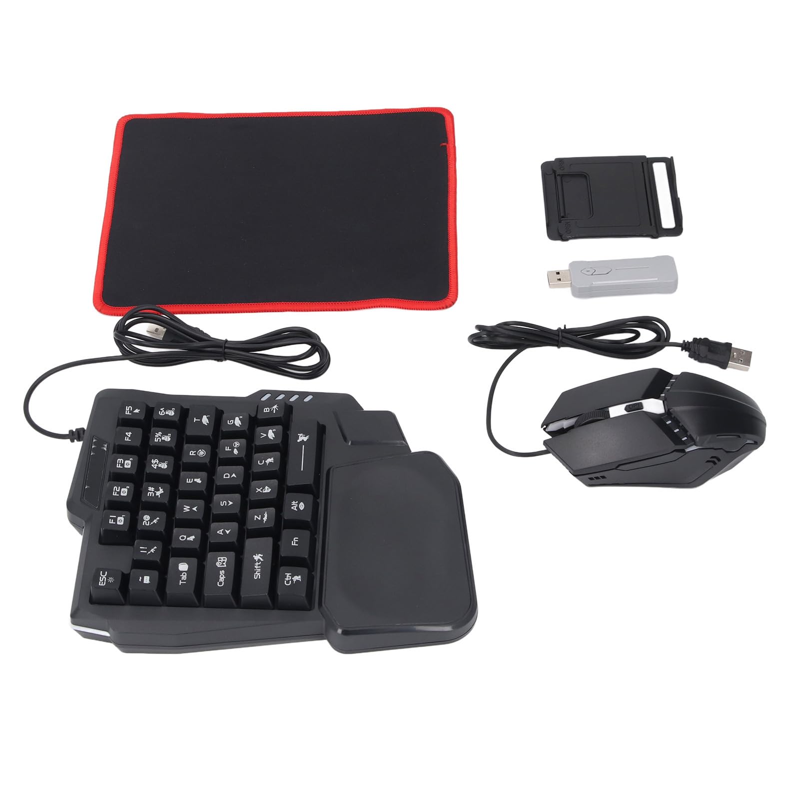 Cuifati Ensemble de Convertisseur de Souris et Clavier pour Manette de Jeu Mobile, Connexion BT 5.2, Technologie de Puce Gamwing, pour 8+ HarmonyOS HyperOS, Combo Clavier et Souris de Jeu avec