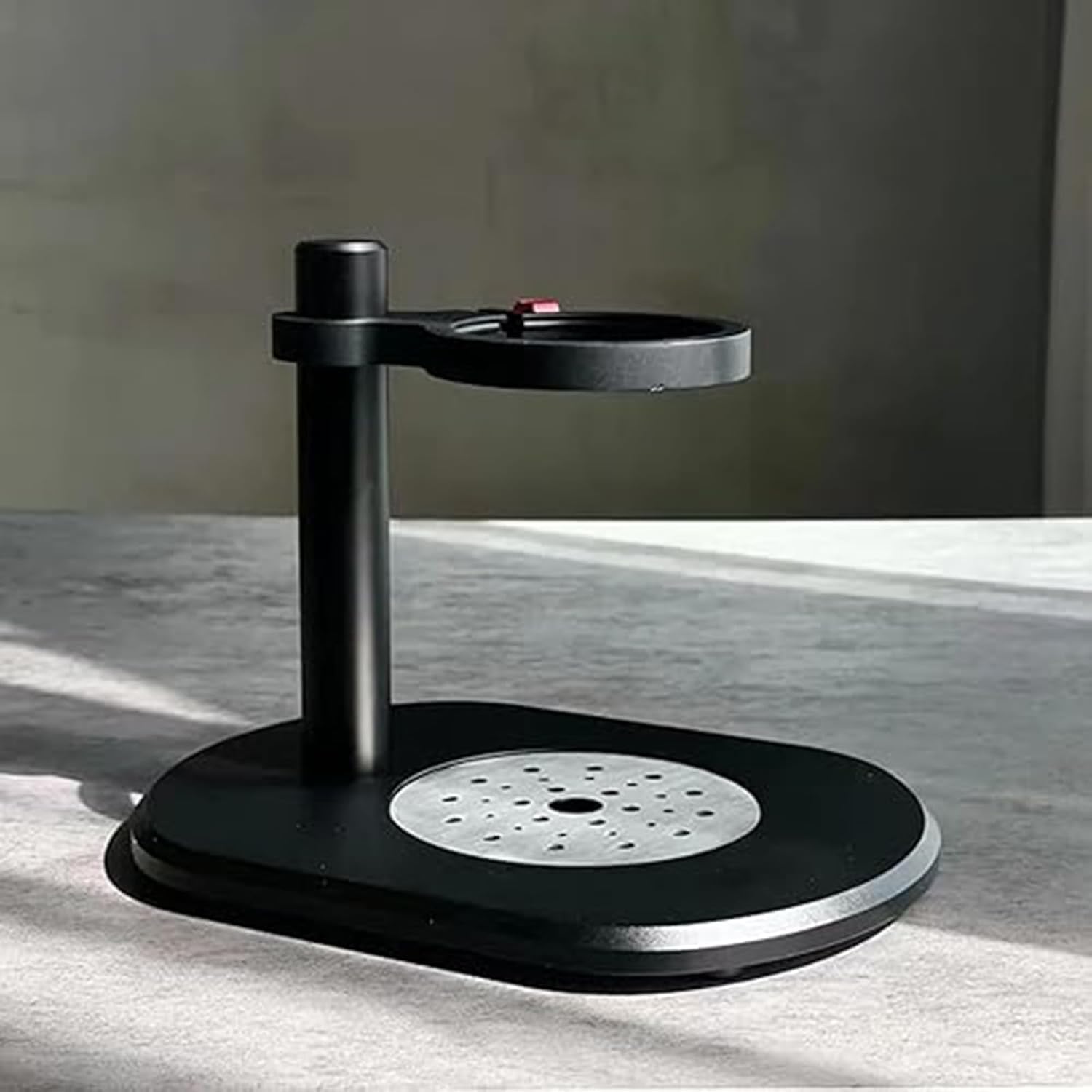 portable manual espresso maker tamper stainless steel coffee bean press precise pressure control home office outdoor use professional barista commercial settings labor saving