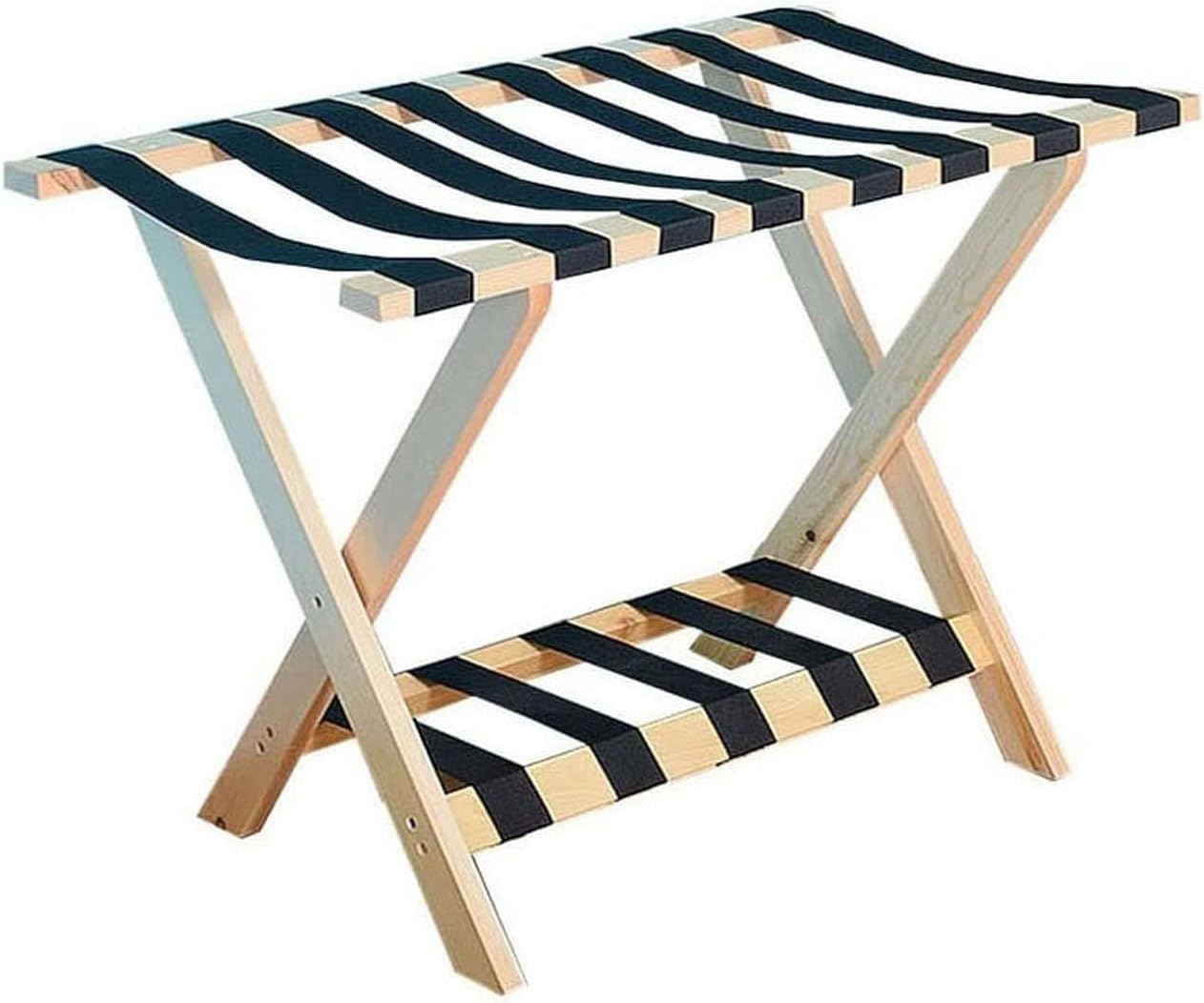 Support pliable pour valises en bois noble, finitions premium