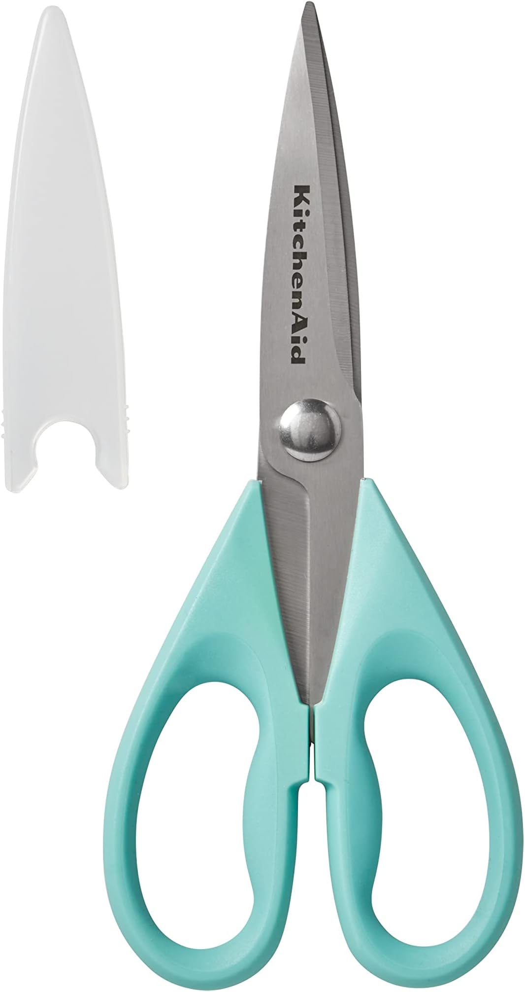 KitchenAid All Purpose Shears with Protective Sheath, 8.72-Inch, Aqua Sky