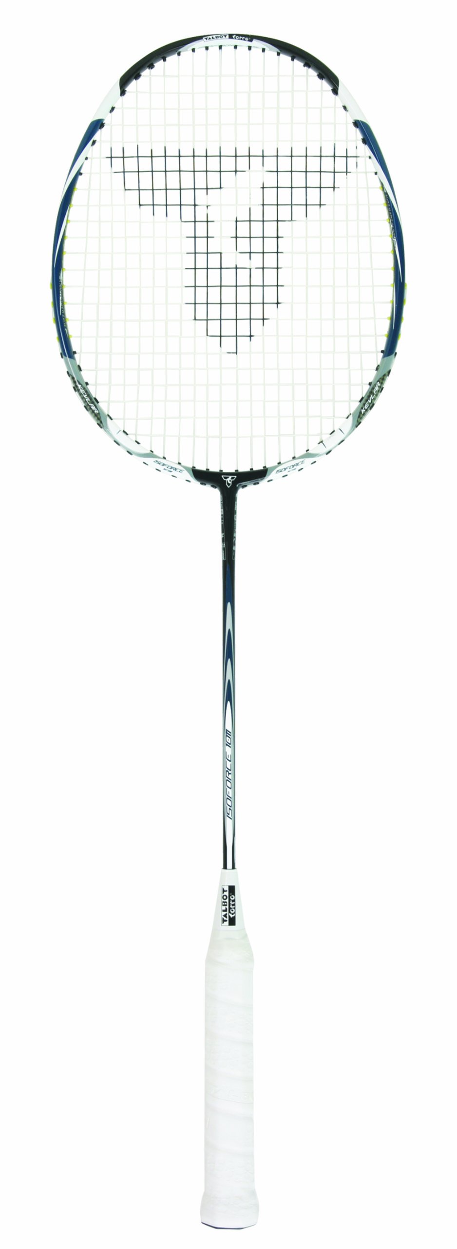 Talbot Torro Badminton-Schläger ISOFORCE 1011, Grey-White, 69 x 29 x 3 cm