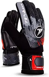 Luva de Goleiro Futebol Poker Training Infinity Adulto E Infantil Criança Junior Corte Negativo Latex Grip Campo Grama Natural e Sintética Gramado Futsal Unissex