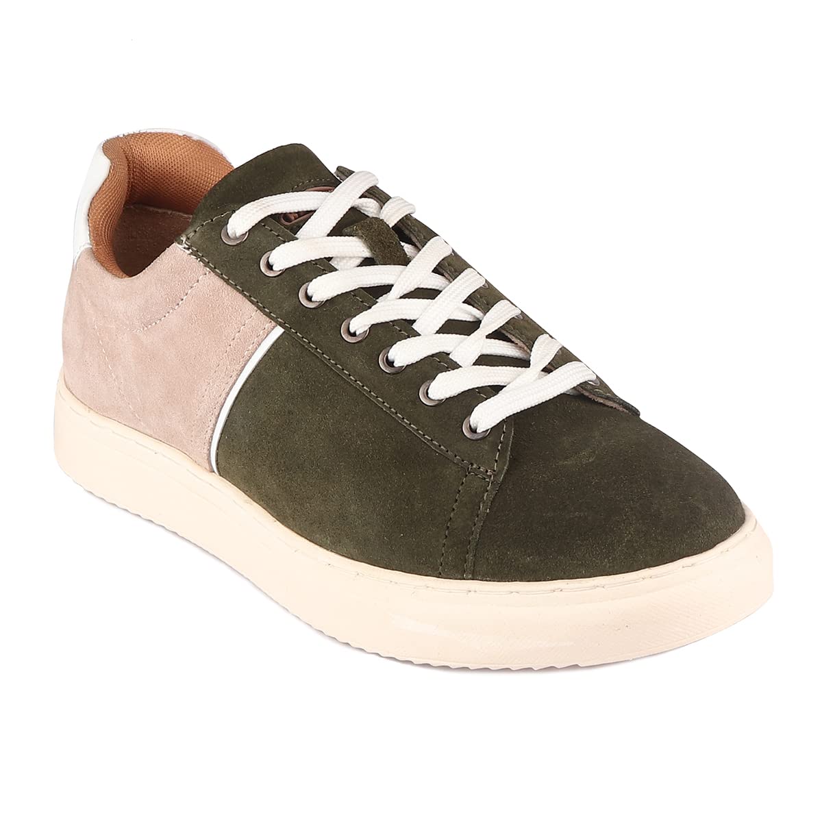 Red Chief Grey and Green Leather Sneakers for Men (B0BJ2N6BDT) Amazon Price History, Amazon Price Tracker
