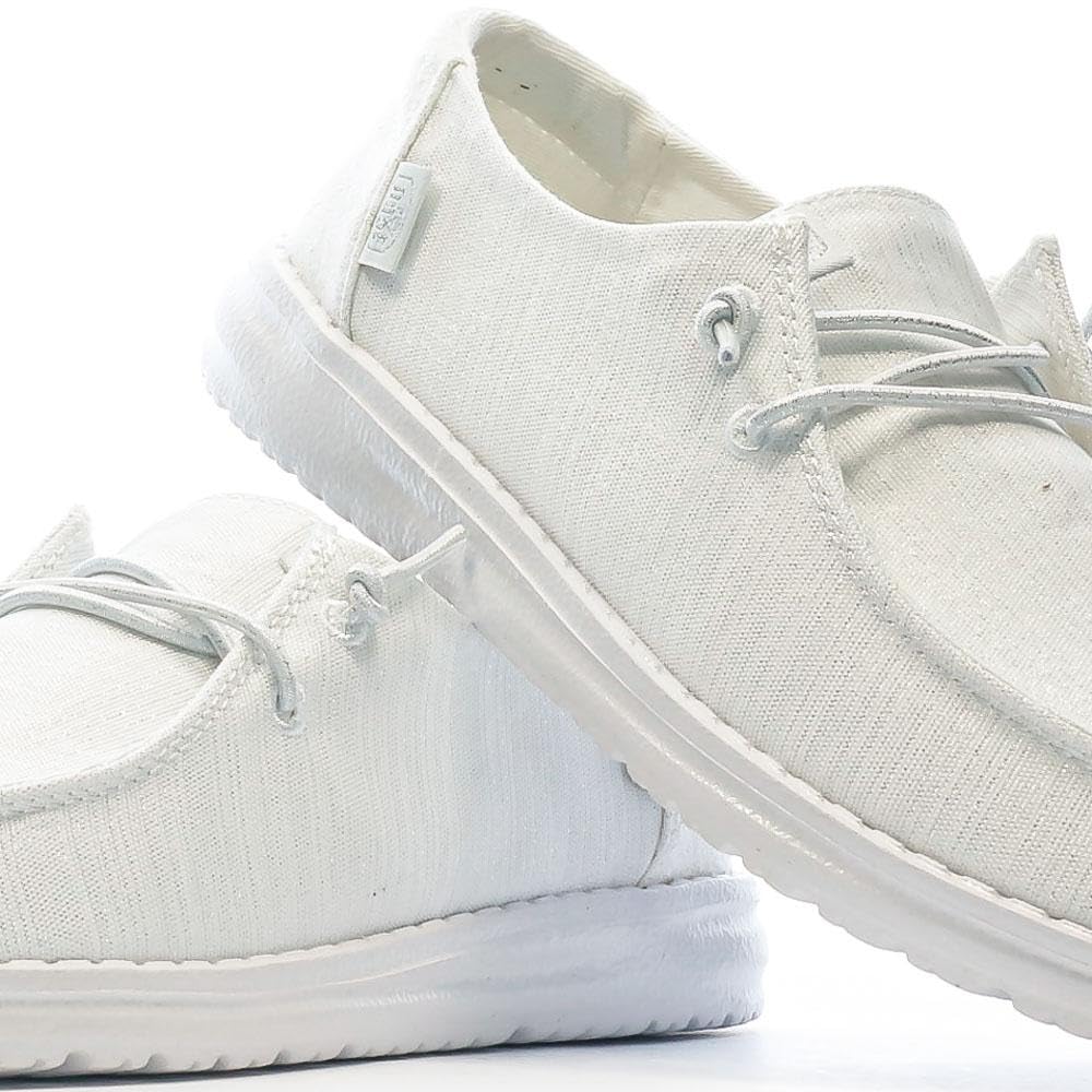 HEYDUDE Chaussures Bleu Pailettée Femme Wendy Glitter