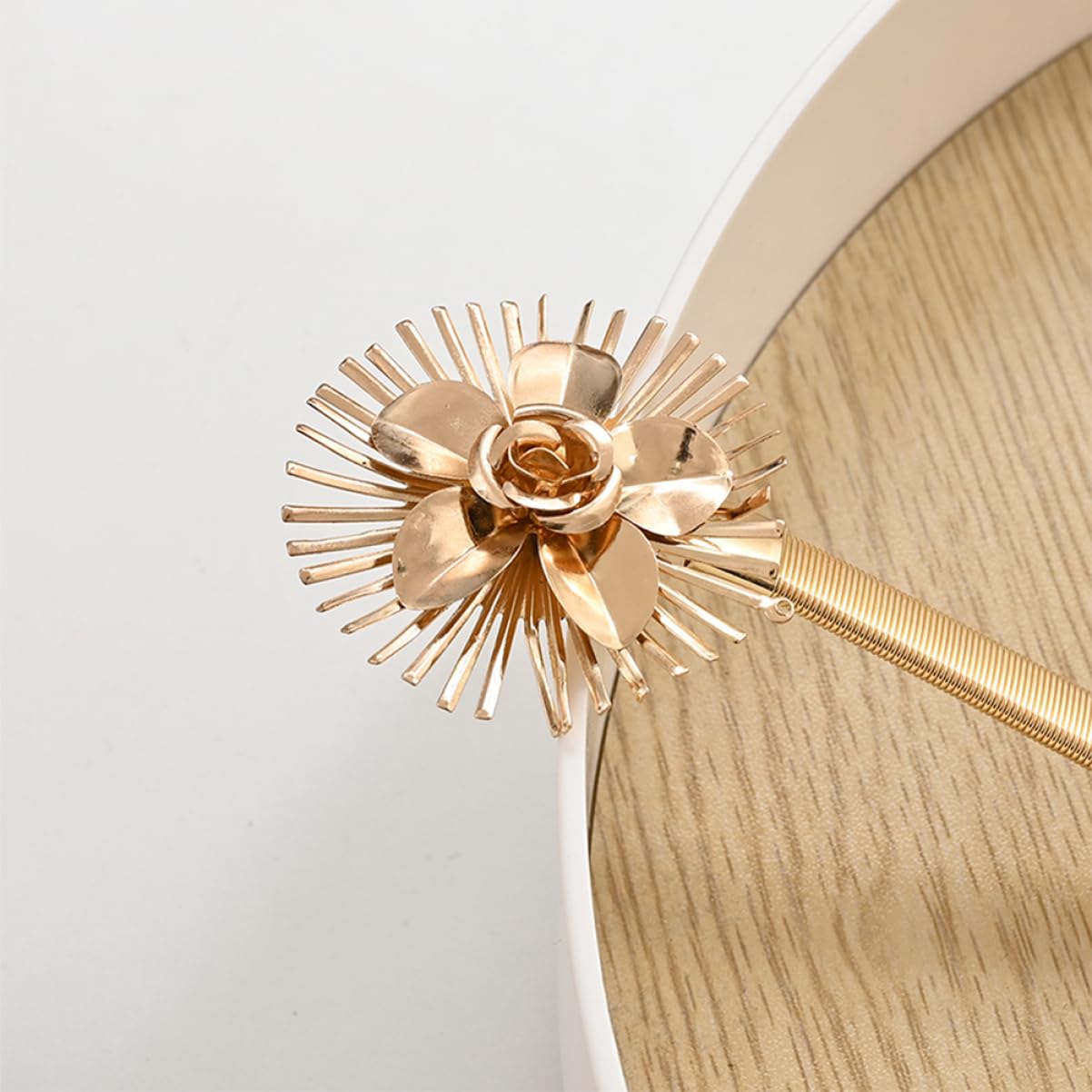 Alipis 8pezzi Fermatenda Metallo Forma di Fiore Eleganti Legatori per Tende Stile Moderno per Decorare La Casa e La Finestra Facili da Usare