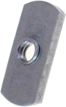 20 Pack M6 X 1.0-6H Spot Weld Nuts - Double Tab - Center Hole Design Spot Weld Nut - Low-Carbon Steel