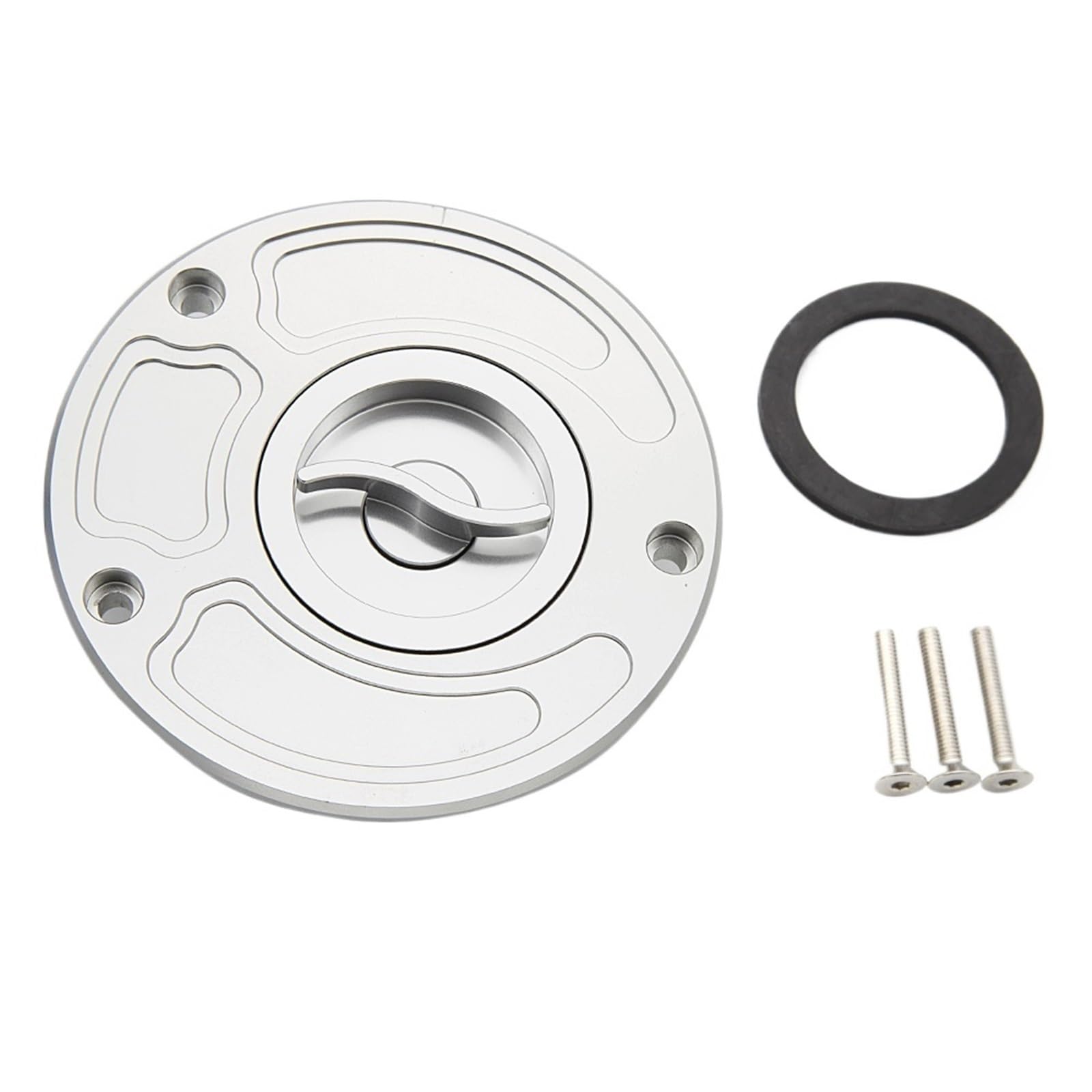 Bouchon de réservoir d'huile et essence silver pour Ducati Monster 998 748