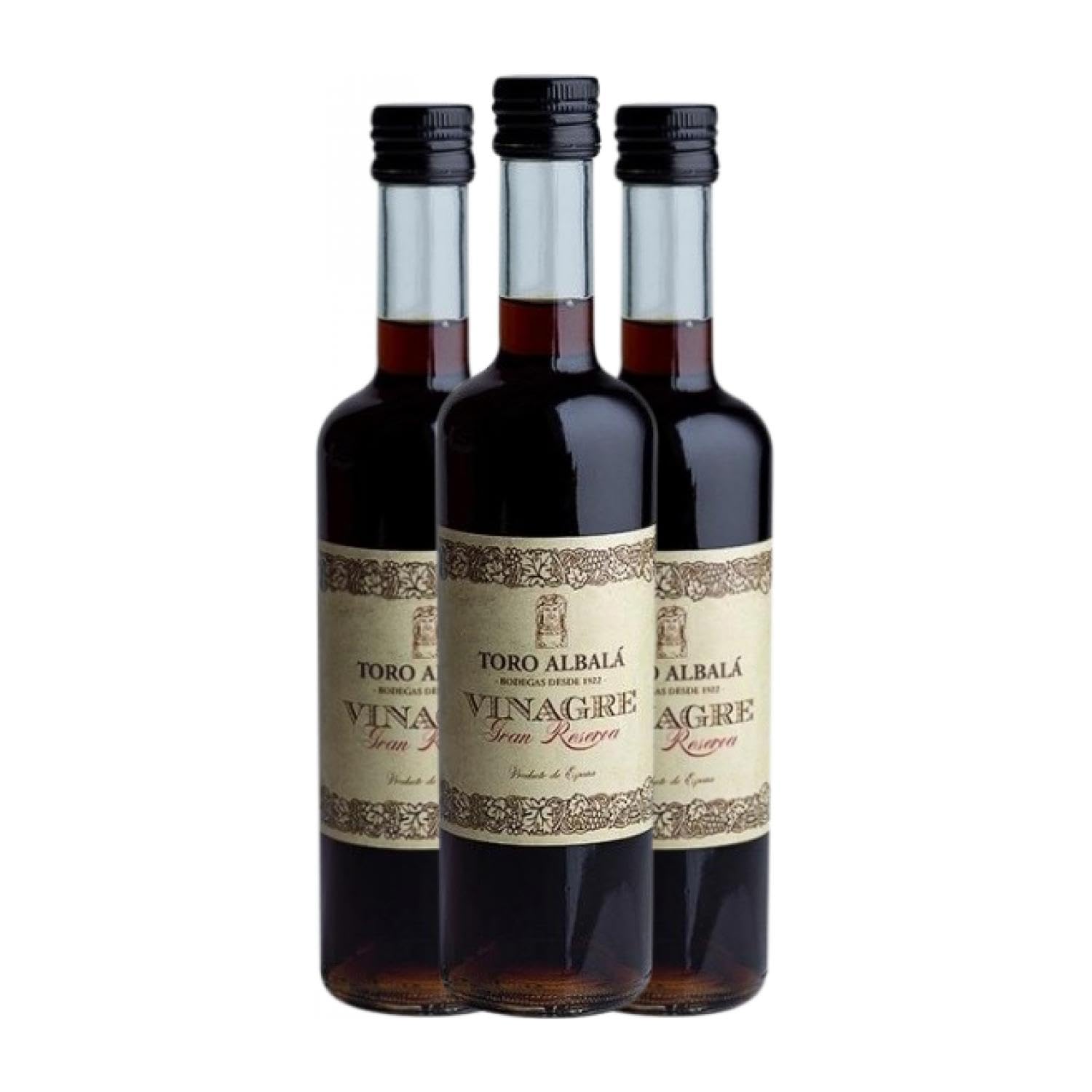 Vinagre Toro Albalá Seco Gran Reserva Botella Medium 50 cl (Caja de 3 Botella Medium de 50 cl)