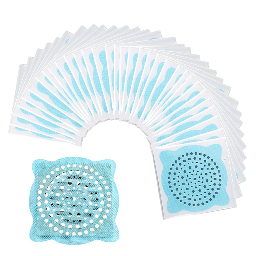 Nyamah Sales Disposable Shower Drain Hair Catcher Waterproof Adhesive Stickers, Mesh Sticker Hair Traps Stopper for Showers & Bathtubs Mesh Filter Sink Strainer Stickers (Pack of 10 pcs) (B0BSGVXQRM) Amazon Price History, Amazon Price Tracker