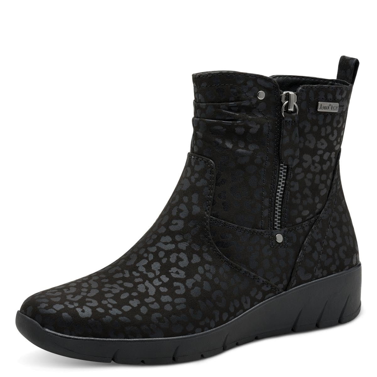 Jana Damen Stiefeletten mit Reißverschluss Vegan