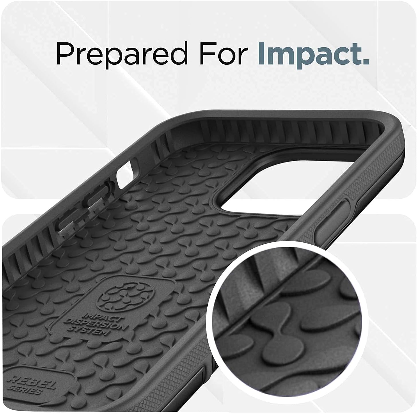 Encased Rebel Designed for iPhone 13 Pro Max Belt Clip Case (2021) Protective Shockproof Case with Holster (Black) - Image 9