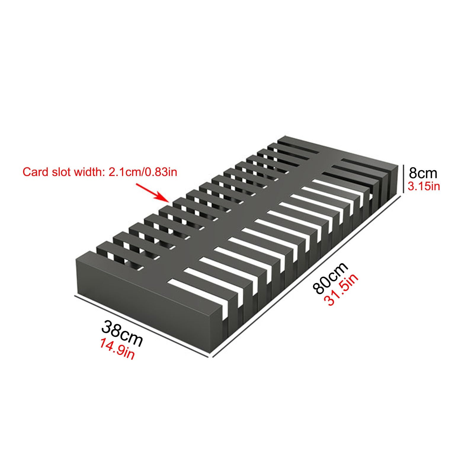 Metal Tile Display Rack,Large Capacity Glass Templates Organizer Shelf for Display Bulk,Floor Tile Display Stand, Building Material Display Shelf,Slotted Flooring Display Shelf(Black,80x38x2.1cm)