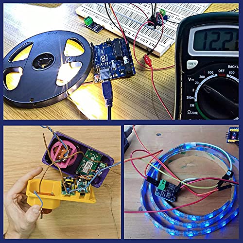 Acs712 Hall Effect Current Sensor Module 5A 20A 30A Range + Voltage Sensor Module Dc0-25V Voltage Tester Terminal Sensor For Arduino #TOP3