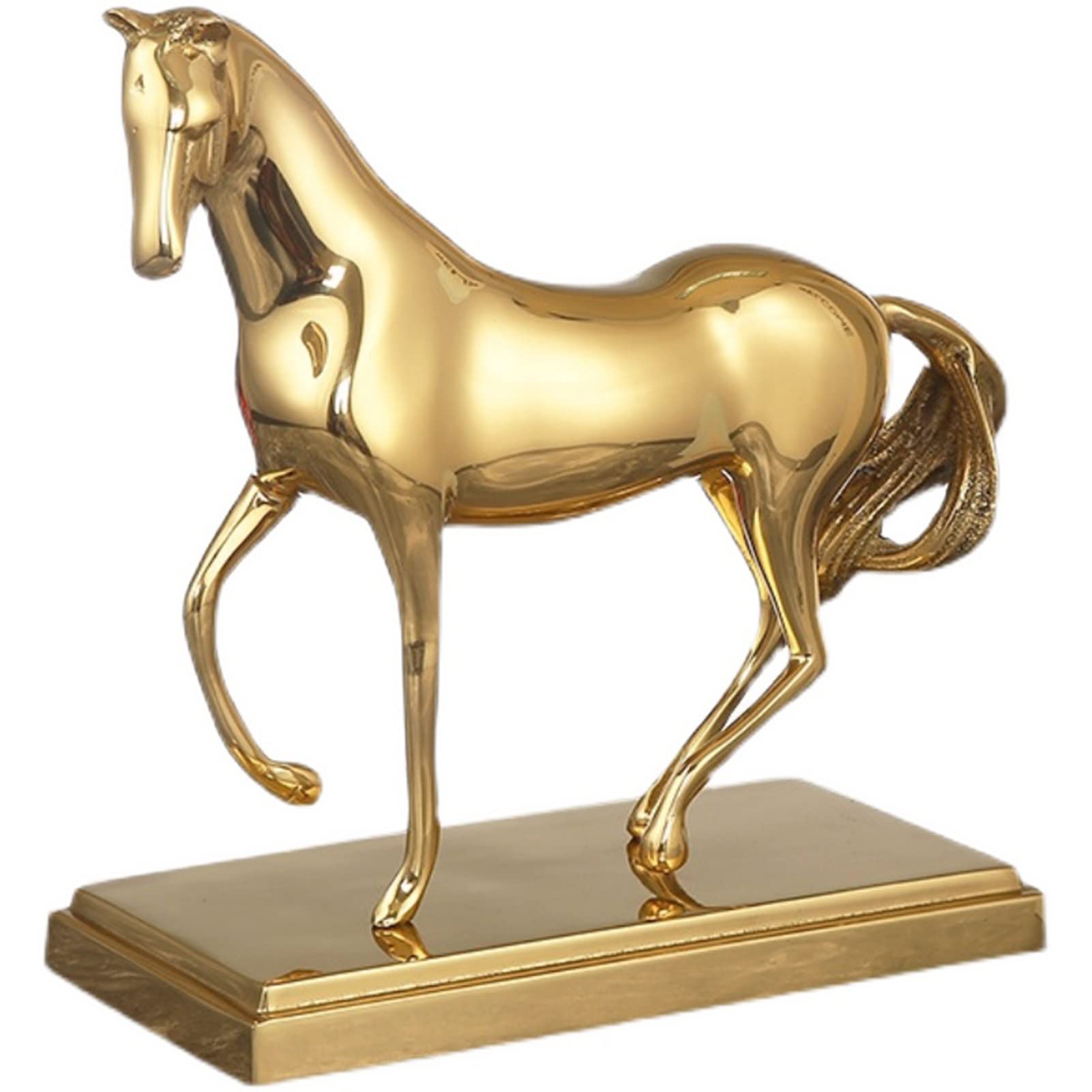 Décoration de modèle de cheval en cuivre pour sublimer votre bureau et vos fenêtres