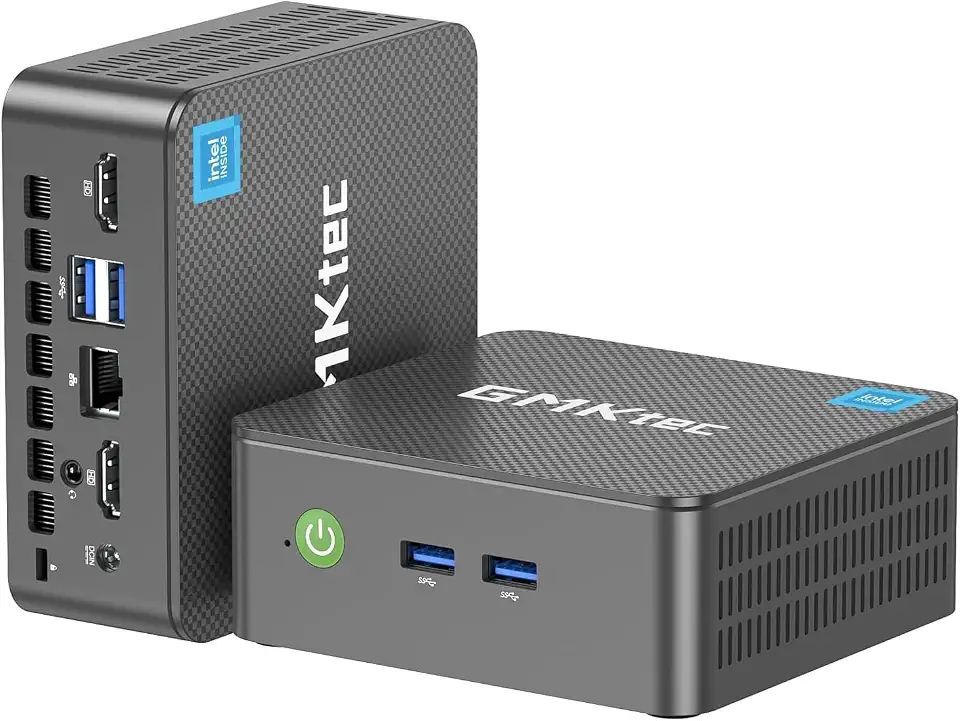 Gmktec G3 PRO Mini PC Intel i3-10110U (Beats 3550H/N150) | 8GB DDR4 256GB M.2 SSD/ 2.5G LAN WiFi 6&BT5.2 USB3.2 Dual HDMI 4K Desktop Mini PC Computers