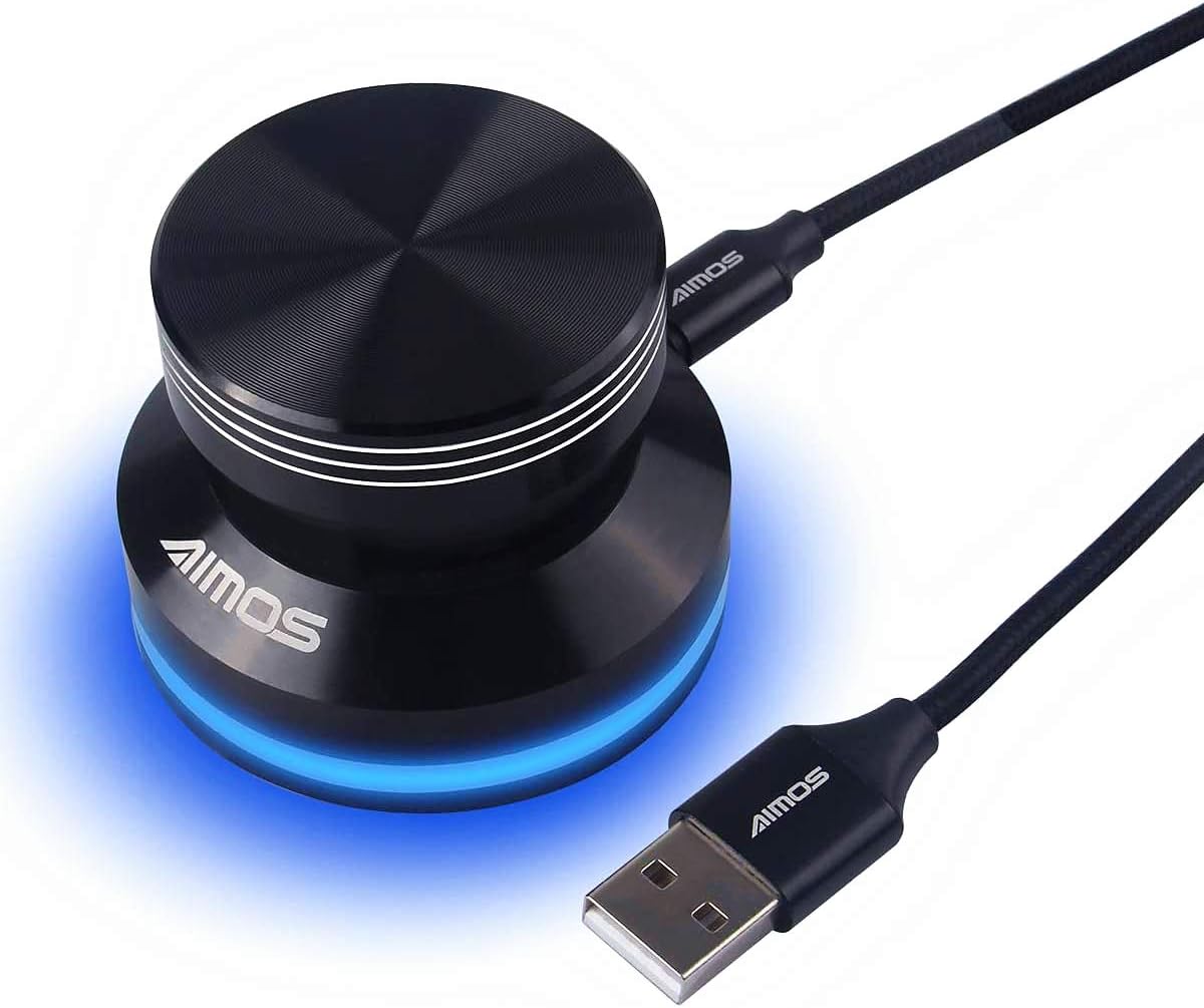 AIMOS USB Multimedia Controller and Input Device Volume Control Knob(PC, Mac)