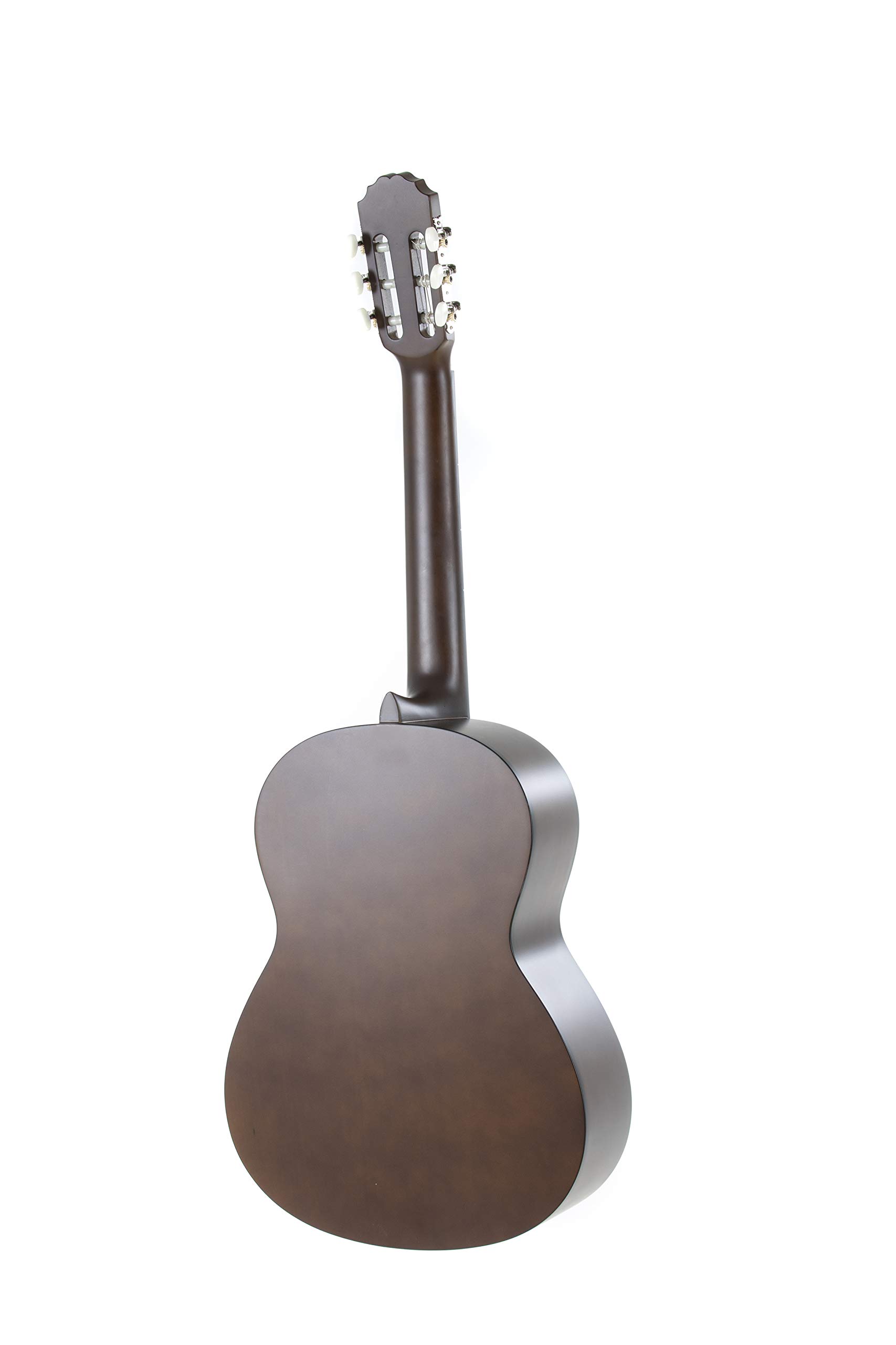 GEWA gitara klasyczna Basic 4/4, korpus lipa, podstrunnica drewno pakkaholz, chromowane masynki, kolor orzechowy