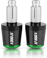 Vista 9 de Para XT660X 2004-2017 XT660 XT 660 X 660X 2005 7/8" 22MM Motocicletas Manillar Manillar Tapón Tapón Perillas de manillar (Color : Gris)