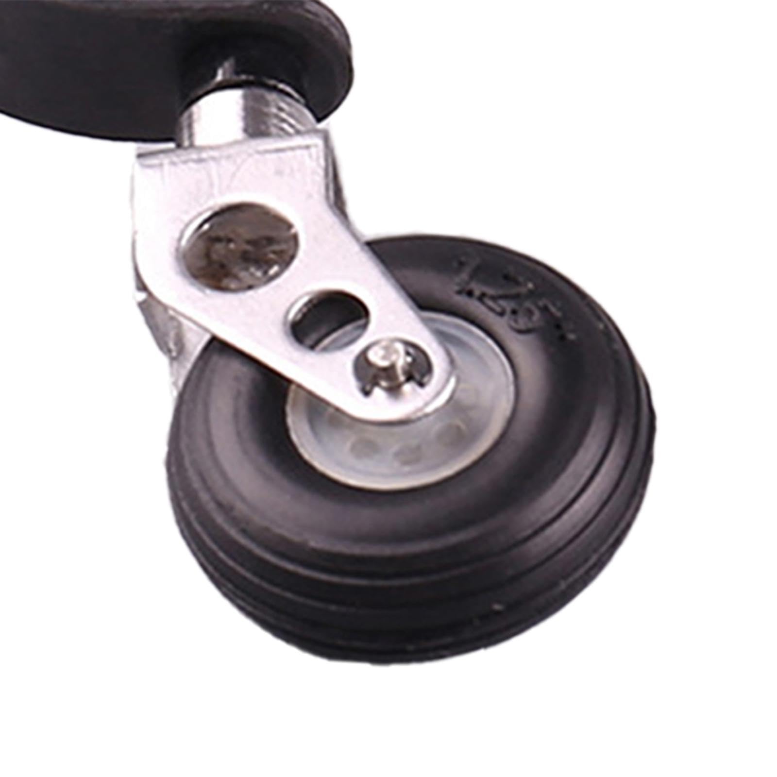 Kit de Montaje de Rueda de Tren de Aterrizaje de Fibra de Carbono con Tornillos para Modelos de Aviones RC, 50 CC