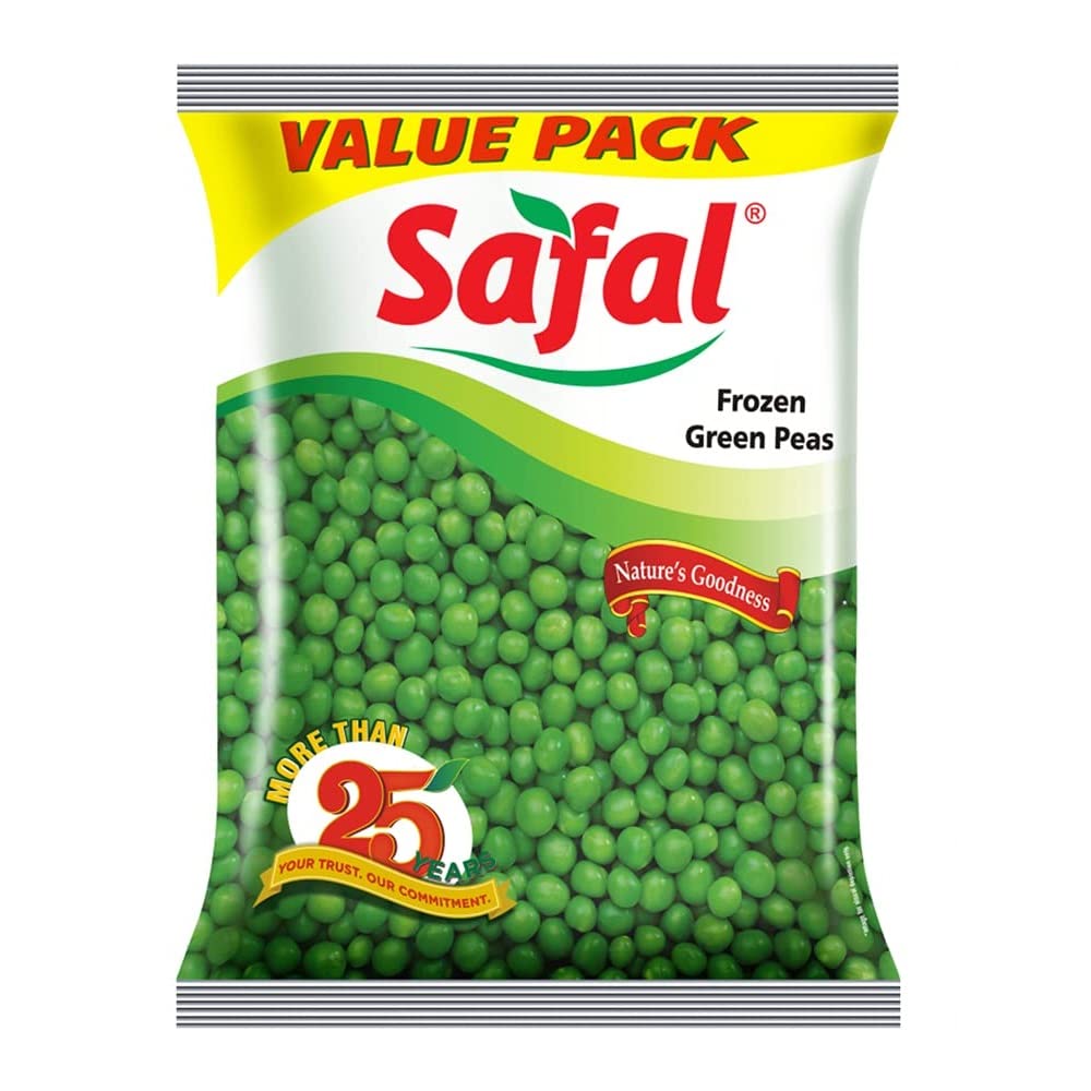 Safal Frozen Vegetables Green Peas, 1 Kg Pack