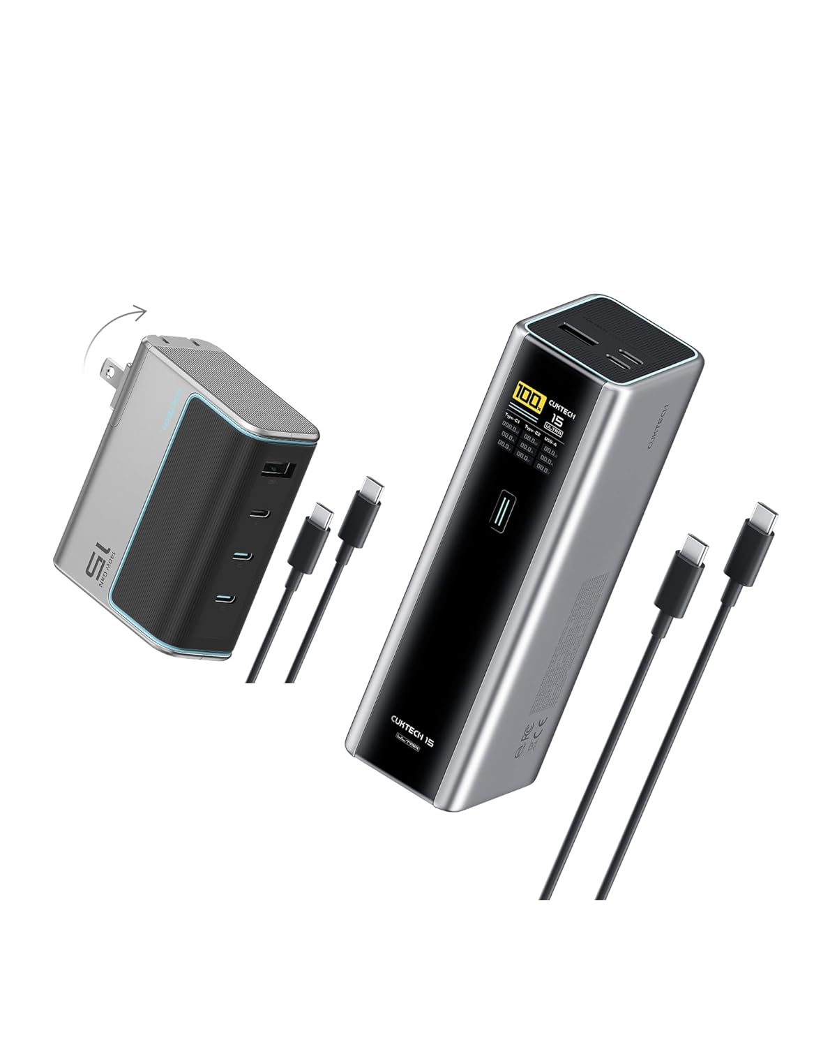 CUKTECH 15 Ultra 20000mAh 140W Power Bank 140W 4-Port USB C Laptop Charger PD3 1 Fast Charging Battery