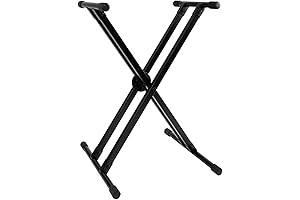 PL4KD Doublebraced Keyboard X-Stand: The Stable and Versatile Keyboard Support