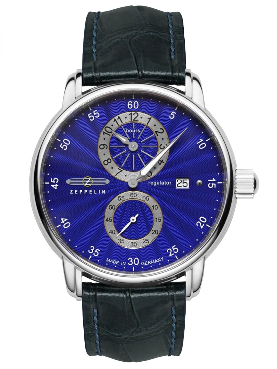 Zeppelin 8626-3 New Captain’s Line Automatik Regulator Herren Uhr Made in Germany