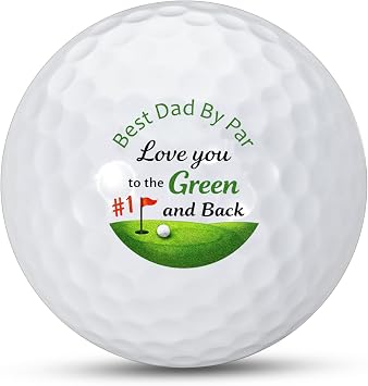 Funny Golf Ball Gift for Dad, Fathers Day Dad Golf Gifts for Men Husband Golfers Daddy Papa from Daughter Son, Funny Golfs Ball Accessories for Golfers Husband Boyfriend Anniversary Birthday Gift
