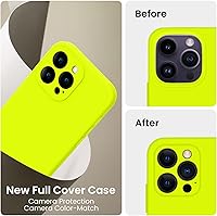 Vista 633 de FireNova Designed for iPhone 13 Pro Max Case, Silicone [Camera Protection] Phone Case with [2 Screen Protectors], Soft Anti-Scratch Microfiber Deep