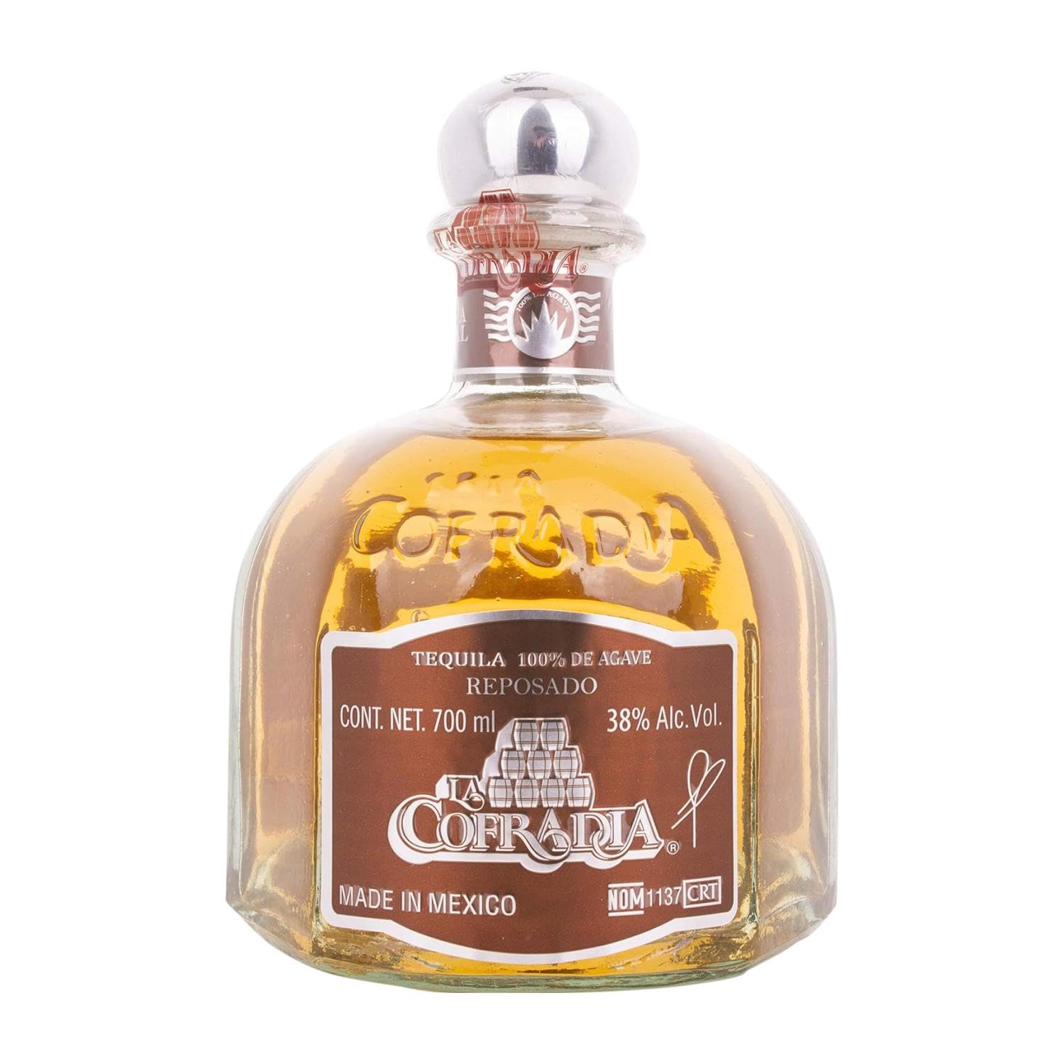 Tequila La Cofradía Reposado 70 cl