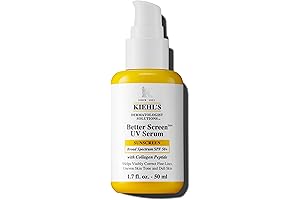 Kiehl's Better Screen UV Serum SPF 50+, Invisible Facial Sunscreen To Shield...