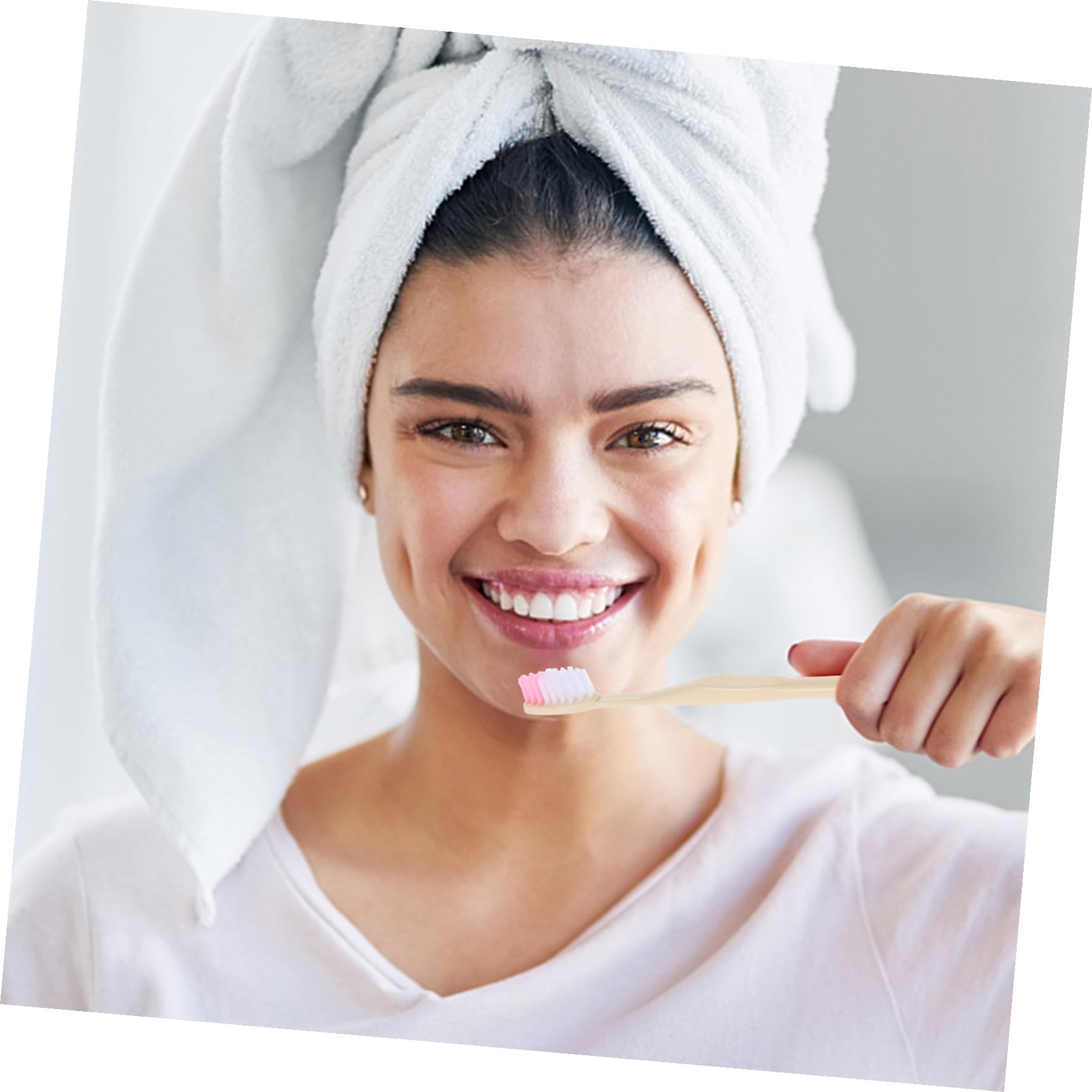 Healvian Set di 100 Spazzolini da Viaggio Usa e Getta con Dentifricio Formato Tascabile Trasparente per Viaggi Campeggio e Hotel