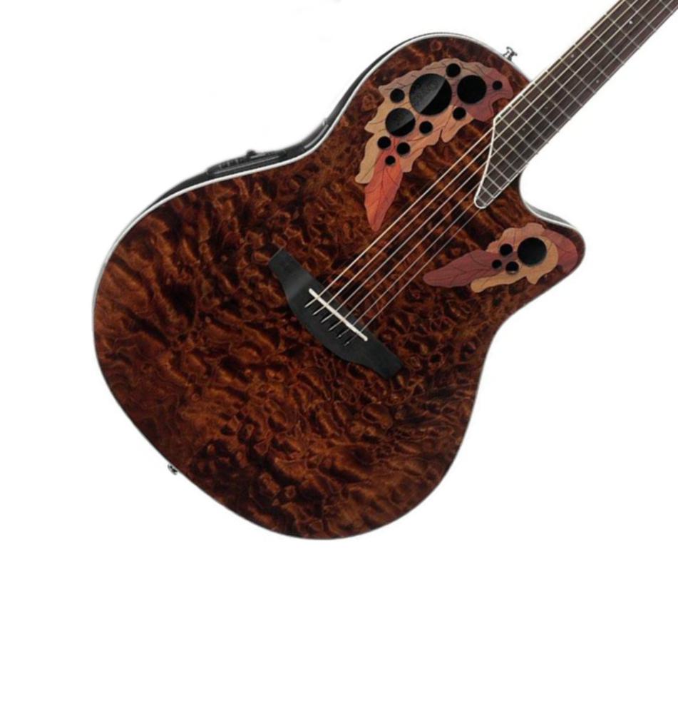 Amazon.com: Ovation Celebrity Elite Plus Quilted Maple Top