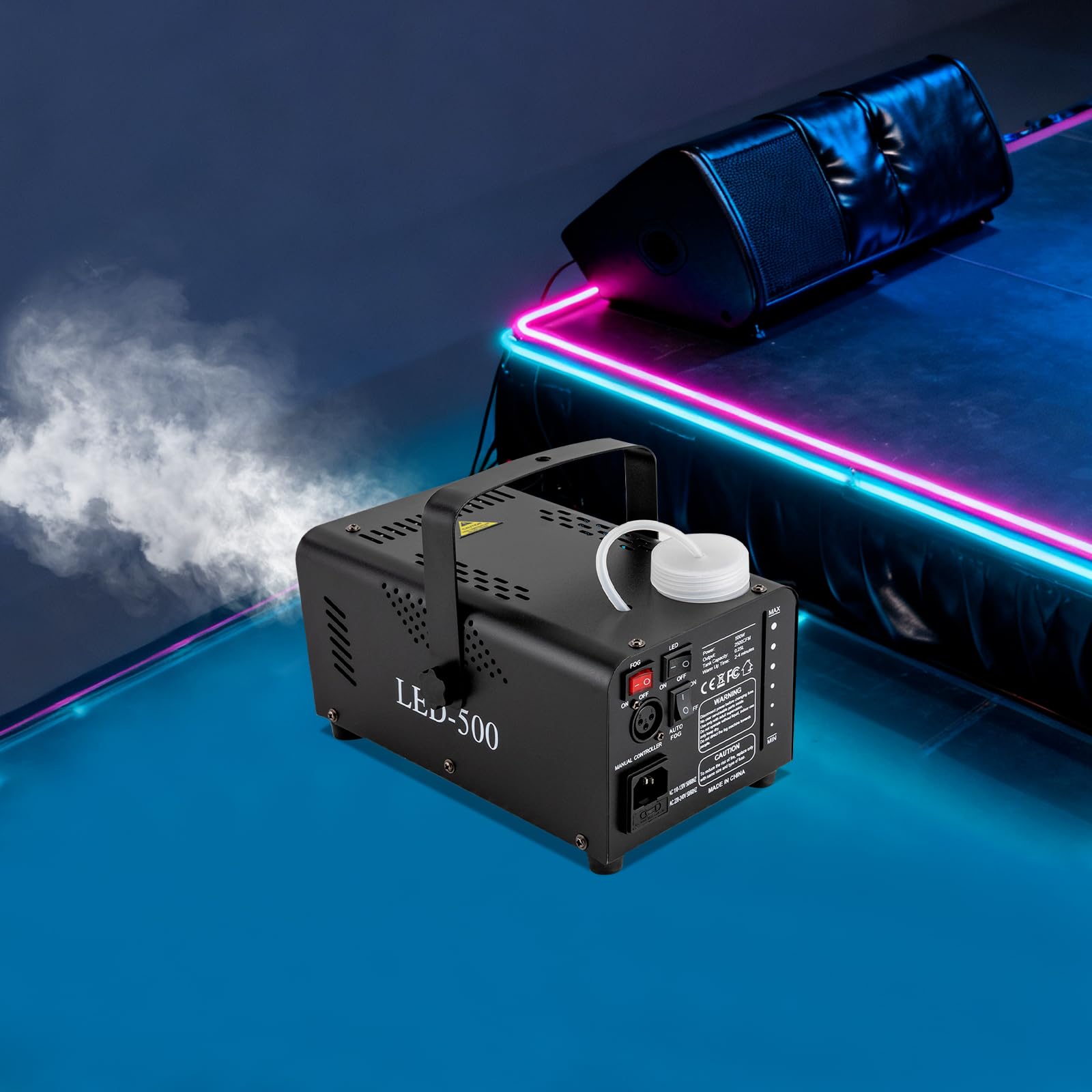 Macchina del fumo da 500 W, 2000 CFM con 13 colori LED RGB