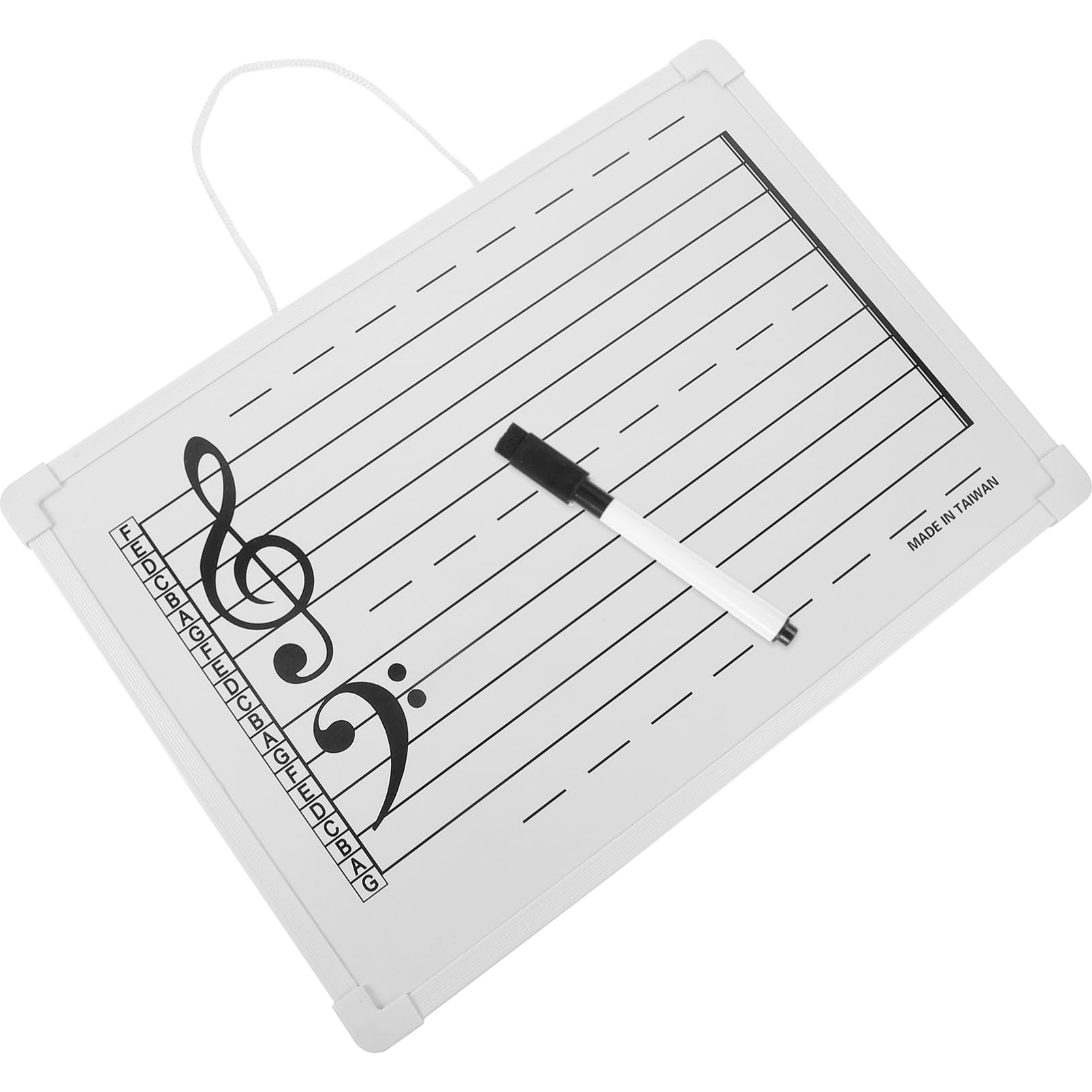 Lavagna Cancellabile Pentagramma in Plastica per Musica
