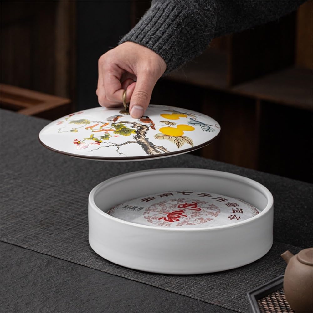 Tarros de Té Latas de cerámica for almacenamiento de pastel de té, latas apilables for almacenamiento de té a granel, cajas de pastel de té, latas de almacenamiento de alimentos for el hogar y la coci