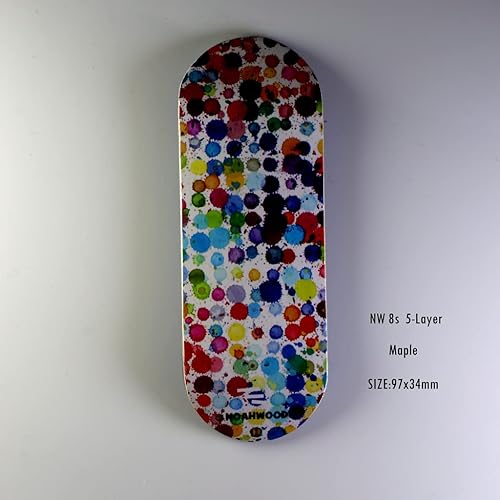 Miniatura 2 de NOAHWOOD Diapasones completos 11s (NW11s 360flip Deck) + (NW ii King PRO 1.339 in camiones plateados) +