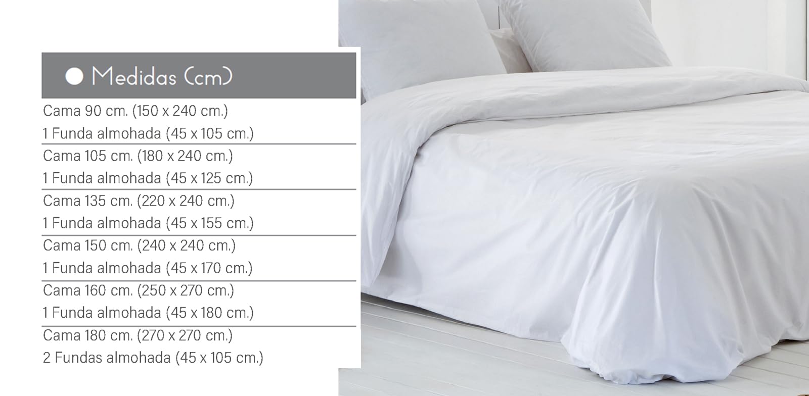 JVR | Funda Nórdica 100% Poliéster Cama 105 Suave y Ligera – Funda Nórdica Color Azul Fácil de Lavar, Secado Rápido y Resistente a Las Arrugas